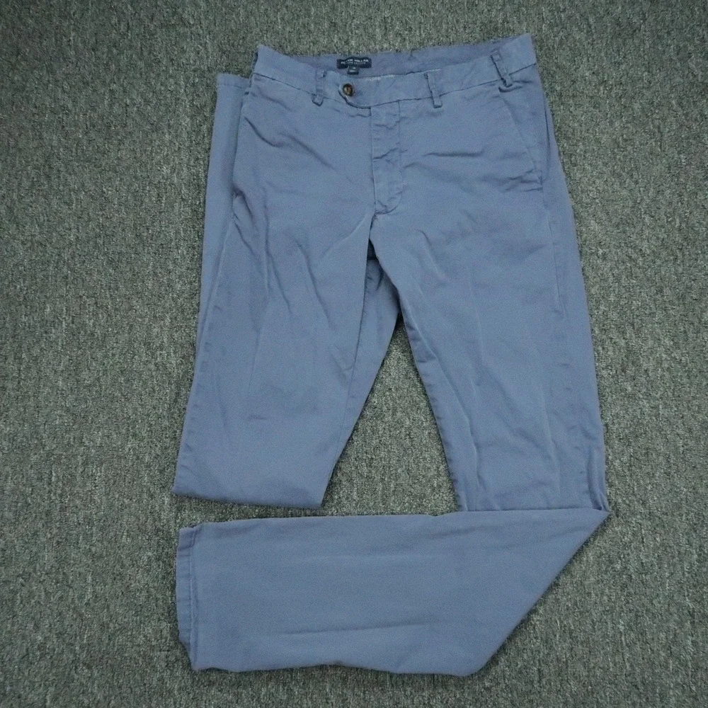 Peter Millar Pants Mens 30x36 Blue Crown Crafted Concorde Garment-Dyed Trouser
